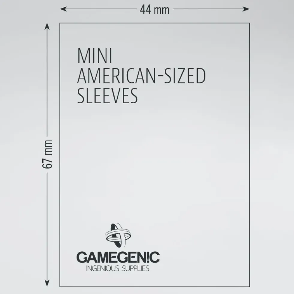 GameGenic: MATTE Board Game Sleeves - Mini American (44 x 67 mm) - 50 st