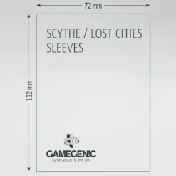 GameGenic: MATTE Board Game Sleeves - Scythe / Lost Cities (72 x 112 mm) - 60 st