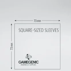 GameGenic: MATTE Board Game Sleeves - Square (73 x 73 mm) - 50 st