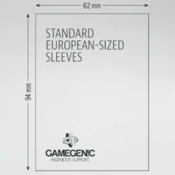 GameGenic: MATTE Board Game Sleeves - Standard European (62 x 94 mm) - 50 st