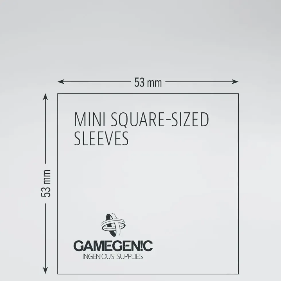 GameGenic: MATTE Board Game Sleeves - Mini Square (53 x 53 mm) - 50 st