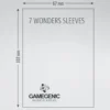 GameGenic: MATTE Board Game Sleeves - 7 Wonders (67 x 103 mm) - 80 st