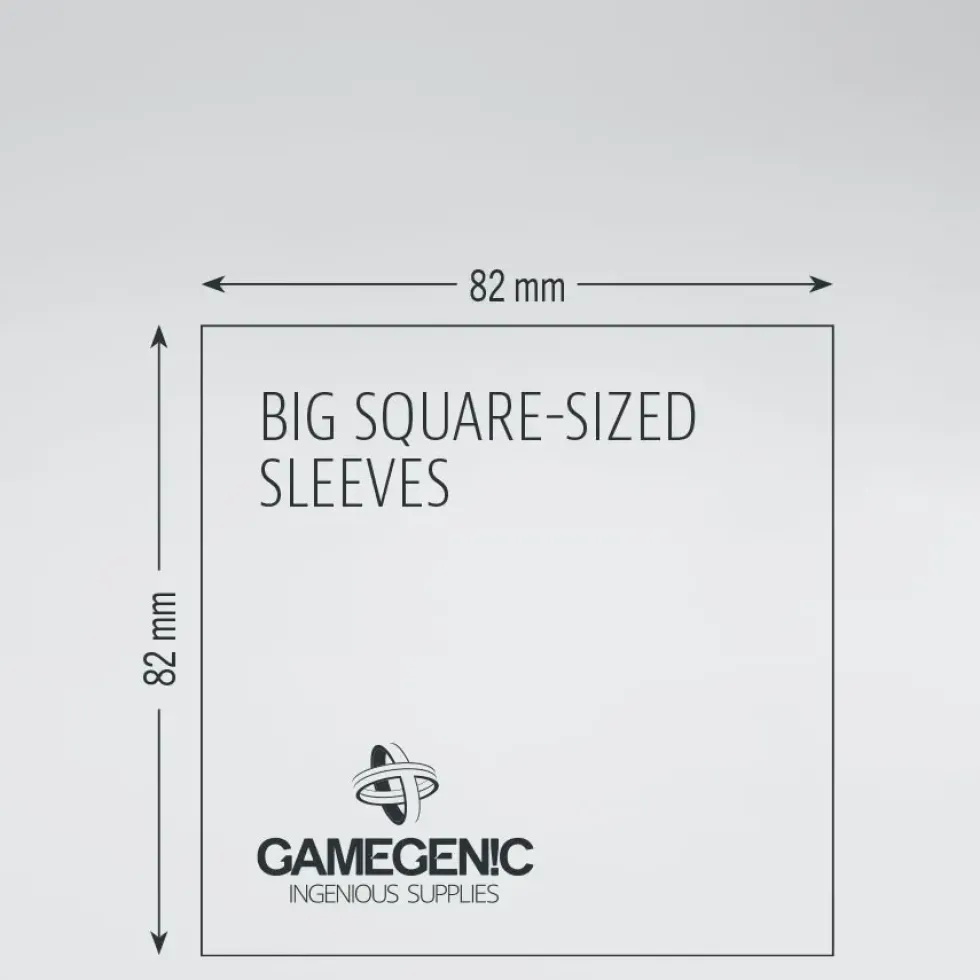 GameGenic: MATTE Board Game Sleeves - Big Square (82 x 82 mm) - 50 st