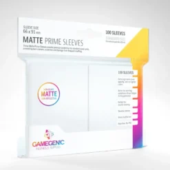 GameGenic: MATTE Prime Sleeves - White (66 x 91 mm) - 100 st