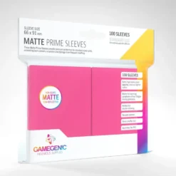 GameGenic: MATTE Prime Sleeves - Pink (66 x 91 mm) - 100 st