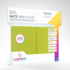 GameGenic: MATTE Prime Sleeves - Lime (66 x 91 mm) - 100 st