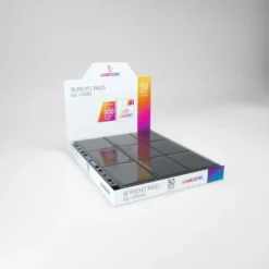 GameGenic: 18-Pocket Pages DISPLAY - Black (Side-Loading) 50st