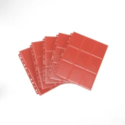 GameGenic: 18-Pocket Pages DISPLAY - Red (Side-Loading) 50st