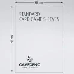 GameGenic: PRIME Board Game Sleeves - Standard Card Game (66 x 91 mm) - 50 st