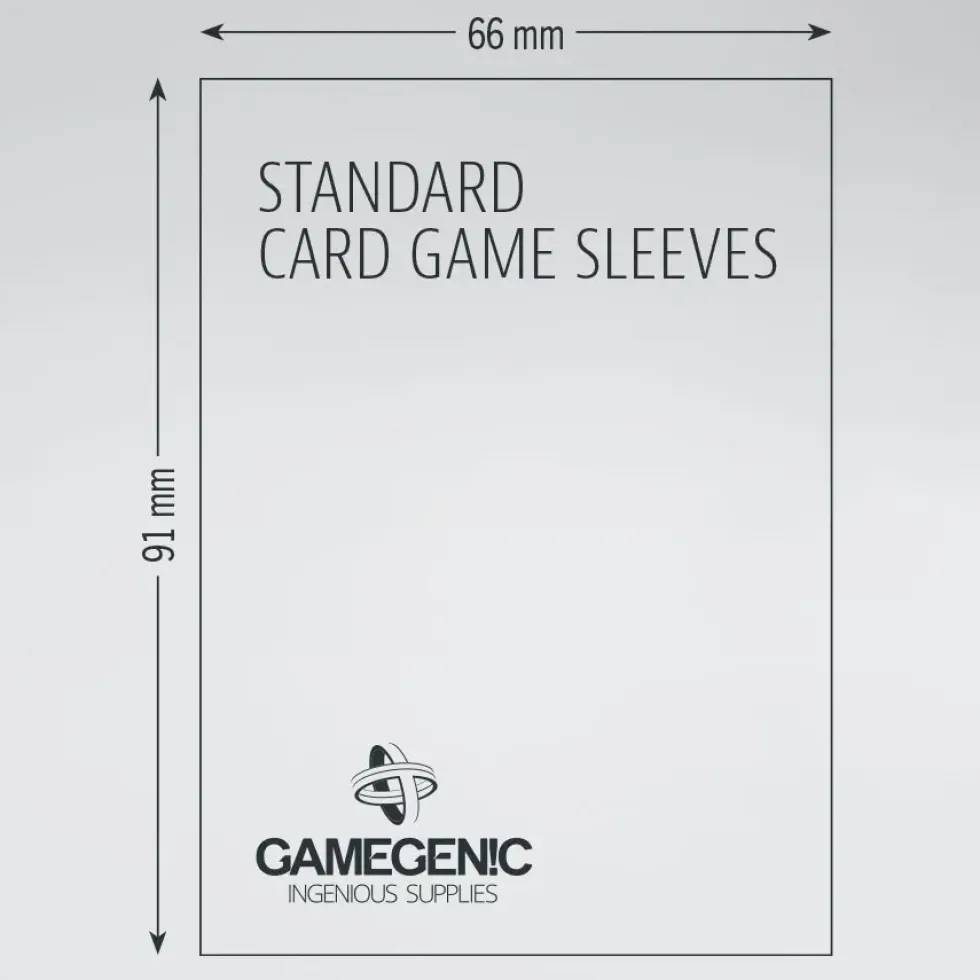 GameGenic: PRIME Board Game Sleeves - Standard Card Game (66 x 91 mm) - 50 st