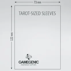 GameGenic: PRIME Board Game Sleeves - Tarot (73 x 122 mm) - 50 st
