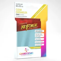 GameGenic: PRIME Board Game Sleeves - Clear Exoshields (66 x 92 mm) - 40 st