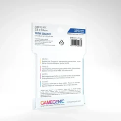 GameGenic: PRIME Board Game Sleeves - Mini Square (53 x 53 mm) - 50 st