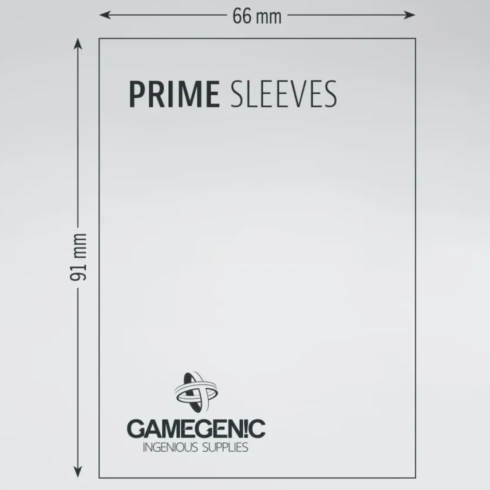 GameGenic: PRIME Sleeves - Orange (66 x 91 mm) - 100 st