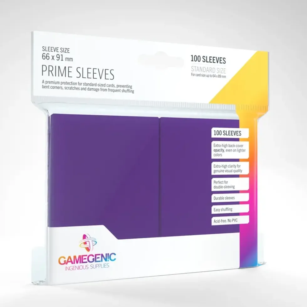 GameGenic: PRIME Sleeves - Purple (66 x 91 mm) - 100 st