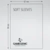 GameGenic: SOFT Sleeves - Clear (67 x 94 mm) - 100 st