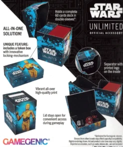 Gamegenic - Star Wars: Unlimited Soft Crate - C-3PO/R2-D2