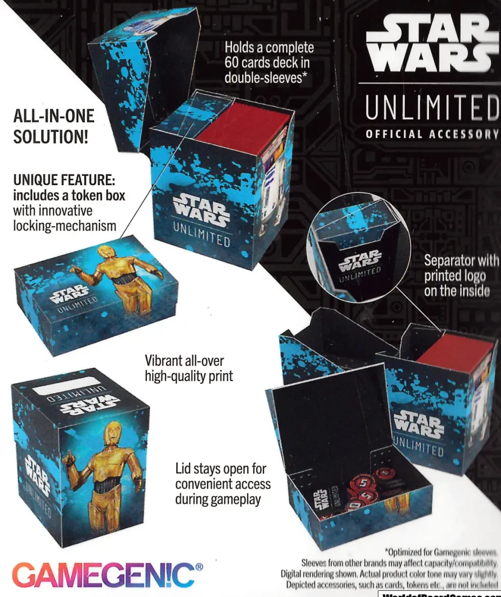 Gamegenic - Star Wars: Unlimited Soft Crate - C-3PO/R2-D2