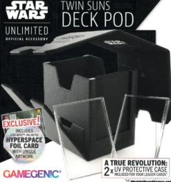 Gamegenic - Star Wars: Unlimited Twin Suns Deck Pod - Black