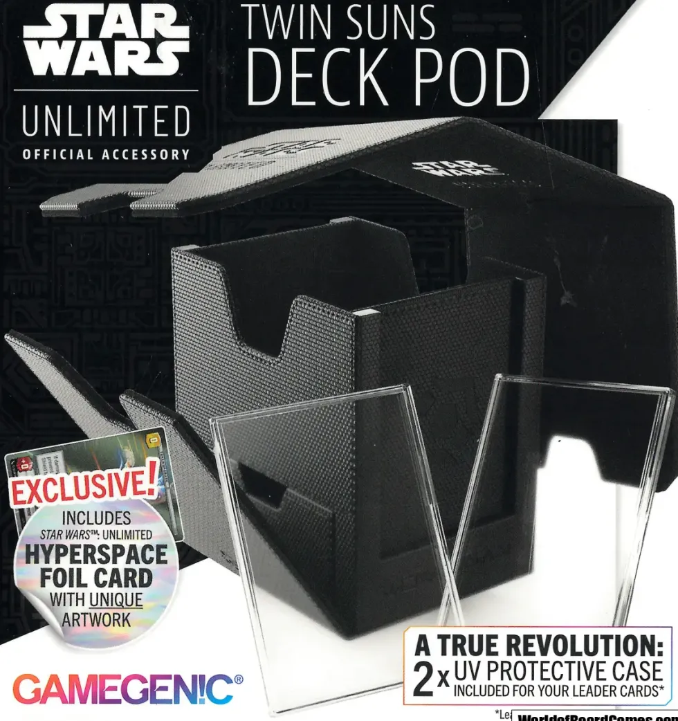 Gamegenic - Star Wars: Unlimited Twin Suns Deck Pod - Black