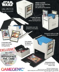 Gamegenic - Star Wars: Unlimited Twin Suns Deck Pod - White