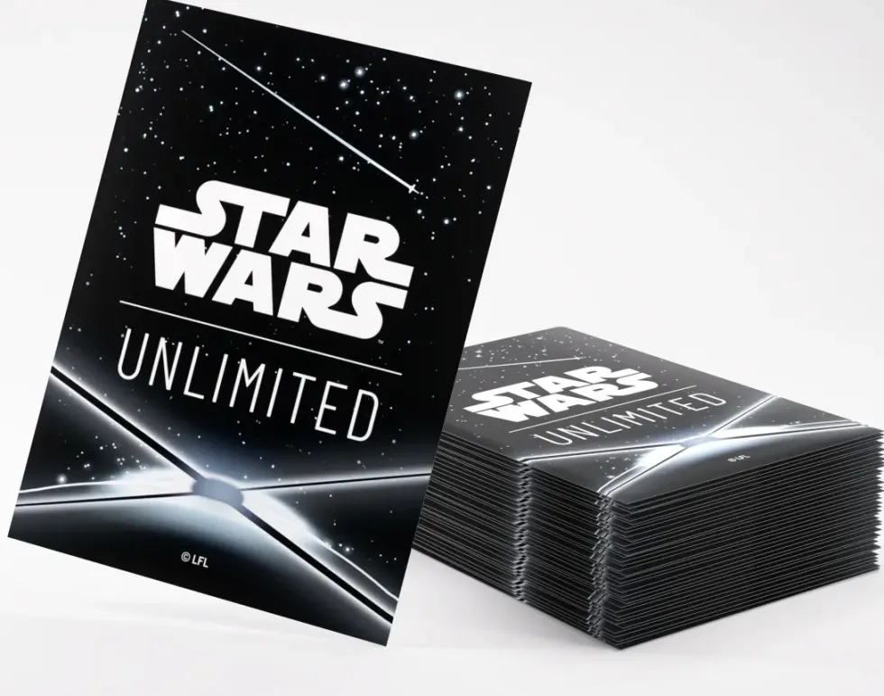 Gamegenic - Star Wars: Unlimited Art Sleeves - Card Back Black
