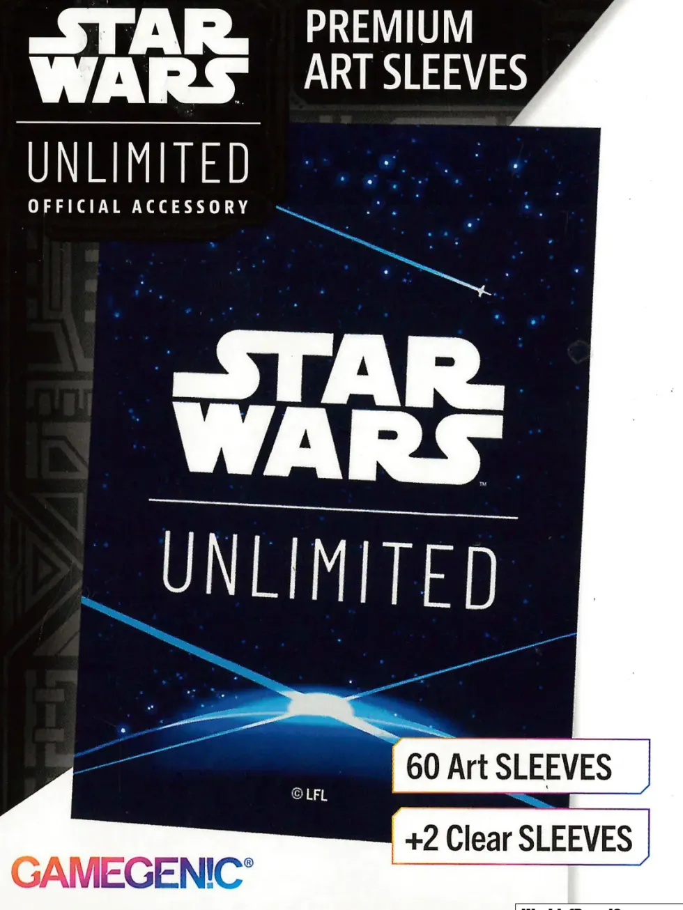 Gamegenic - Star Wars: Unlimited Art Sleeves - Card Back Blue