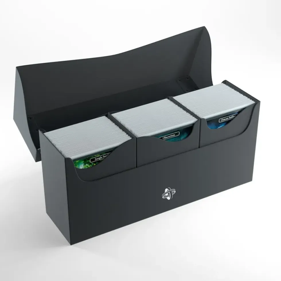 GameGenic: TRIPLE Deck Holder 240+ - Black
