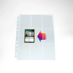 GameGenic: ULTRASONIC 9-Pocket Pages - Clear (Side-Loading) 10st