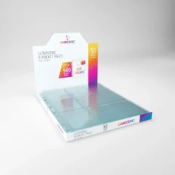 GameGenic: ULTRASONIC 9-Pocket Pages DISPLAY - Clear (Side-Loading) 50st