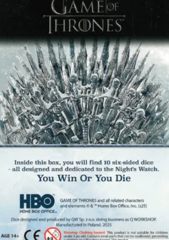 Game of Thrones: Nights Watch - d6, 10 st