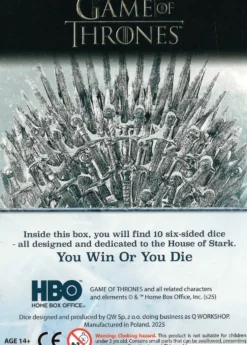 Game of Thrones: Stark - d6, 10 st