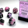 Gemini - Black-Pink/White - Dice set