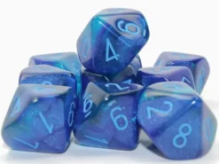 Gemini - Blue/Light Blue - d10, 10 st