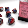 Gemini - Blue-Red/Gold - Dice set