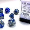 Gemini - Blue-Steel/White - Dice set