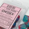 Gemini - Gel Green-Pink/Blue - d10, 10 st