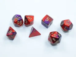 Gemini Mini-Polyhedral Purple-Red/Gold