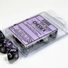 Gemini - Purple-Steel/White - d10, 10st