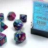 Gemini - Purple-Teal/Gold - Dice set