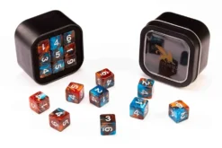 Greifenfels: D6 Series (Marble) - Blue & Brown (16 mm, 18 st)