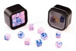 Greifenfels: D6 Series (Marble) - Blue & Pink (16 mm, 18 st)
