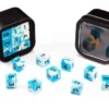 Greifenfels: D6 Series (Marble) - Blue & White (16 mm, 18 st)
