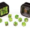 Greifenfels: D6 Series (Marble) - Green & Black (16 mm, 18 st)