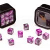 Greifenfels: D6 Series (Marble) - Purple & Grey (16 mm, 18 st)