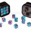 Greifenfels: D6 Series (Marble) - Pale Blue & Purple (16 mm, 18 st)