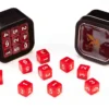 Greifenfels: D6 Series (Transparent) - Red (16 mm, 18 st)