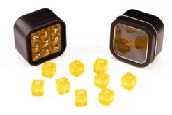 Greifenfels: D6 Series (Transparent) - Yellow (16 mm, 18 st)
