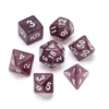 Greifenfels: Glitter Series - Purple/White - Dice Set