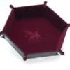 Greifenfels: Hexagon Series Dice Tray - Burgundy